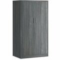 The Hon Co Wardrobe, w/Coat Road, 4 Shelves, 36inx24inx66-5/8in, Sterling Ash HON10530LSA1